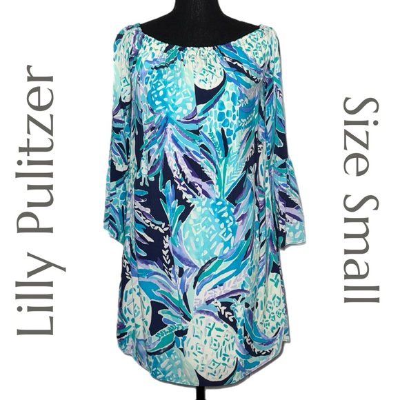 Lilly Pulitzer - Hollee Shift Dress - Alotta Colada - Size Small - Picture 1 of 7